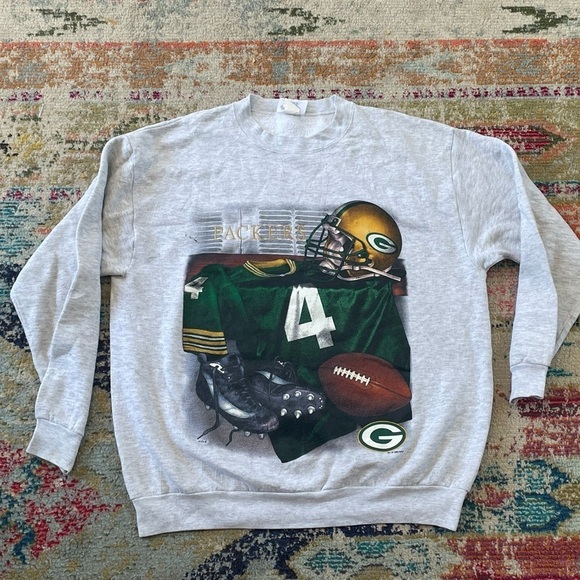 Vintage Green Bay Packers NFL Football 1990s Sports Crewneck Sweatshirt - Picture 1 of 6